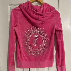 Pink Juicy Couture Jacket Rhinestones